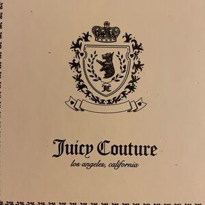 Juicy Couture Black and Pink Embellished Wallet